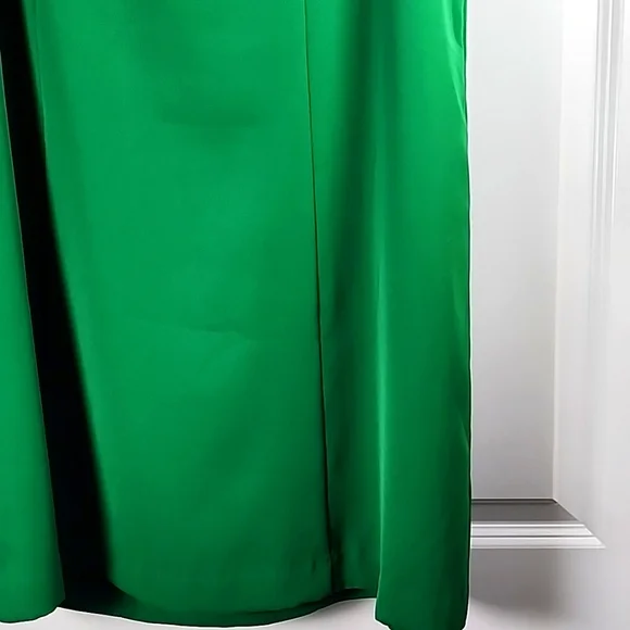 Banana Republic Green Sheath Dress With Bishop Sleeves Size S - Picture 5 of 11